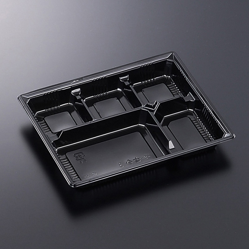 中央化学 弁当容器 HS古今 本体 L-3 BK 50枚/袋（ご注文単位8袋）【直送品】