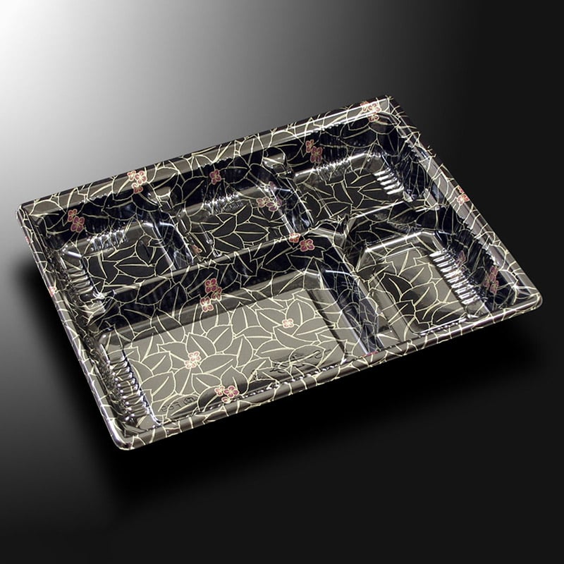 中央化学 弁当容器 HS古今 本体 L-3 花小舞 50個/袋（ご注文単位8袋）【直送品】