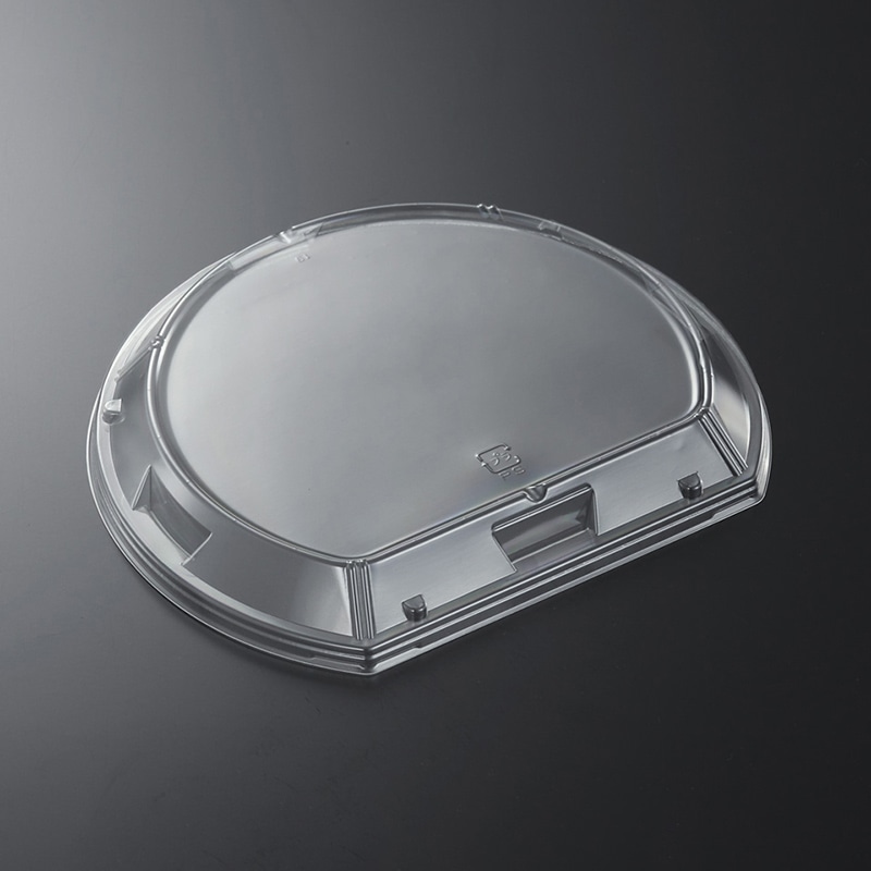 中央化学 弁当容器 CT WF-半月 重ね蓋-1 23  50枚/袋（ご注文単位12袋）【直送品】