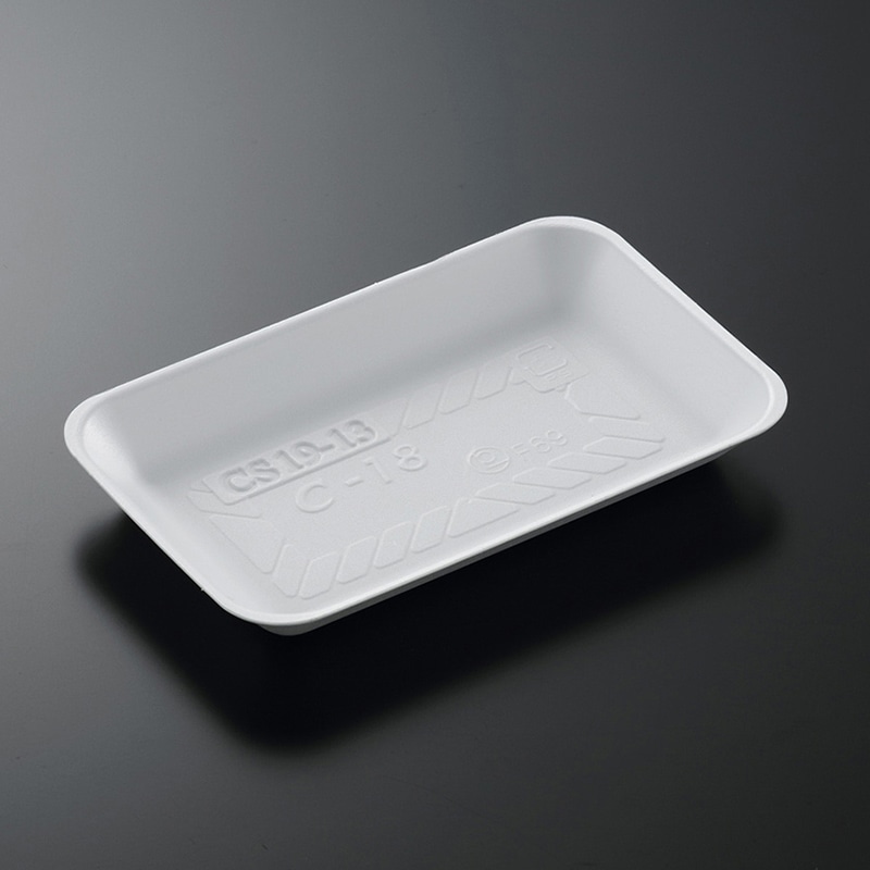 中央化学 発泡トレー容器 Cトレー CS19-13(L)(C-18新)  100枚/袋（ご注文単位20袋）【直送品】