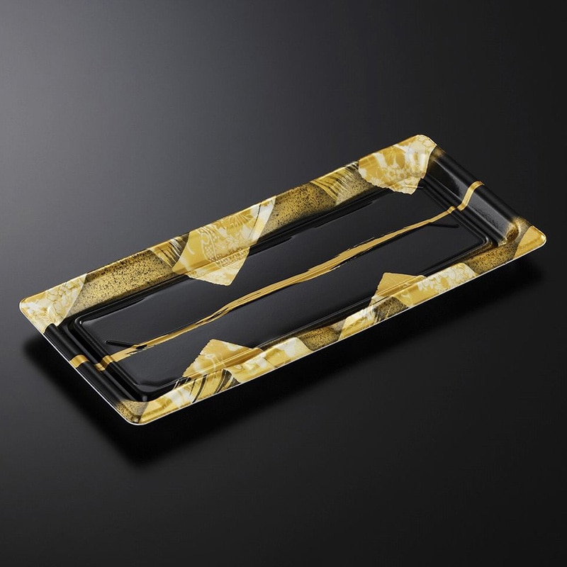 中央化学 寿司容器 豊味 本体 16-2 帯代BK 50枚/袋（ご注文単位18袋）【直送品】