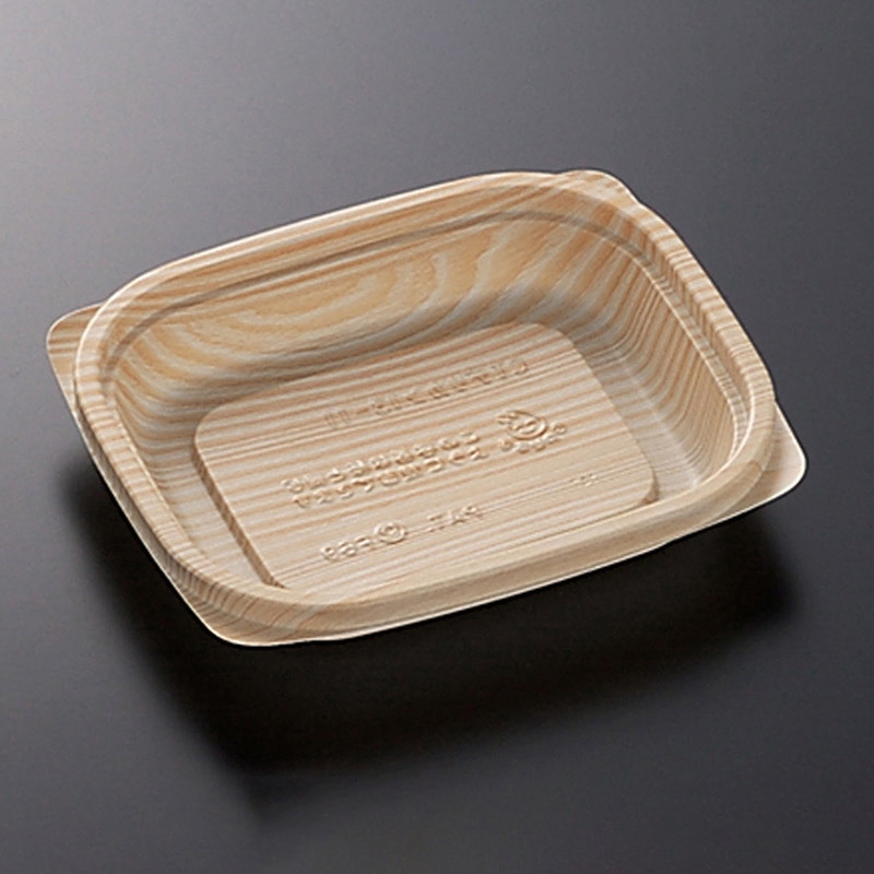 中央化学 惣菜容器 CTデリカン 本体 13-11 木曽 50枚/袋（ご注文単位32袋）【直送品】