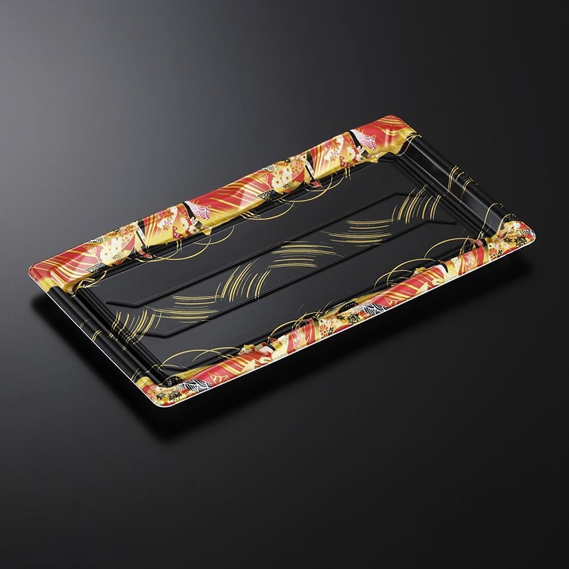 中央化学 寿司容器 豊味 本体 24-3 結DR 25枚/袋（ご注文単位24袋）【直送品】