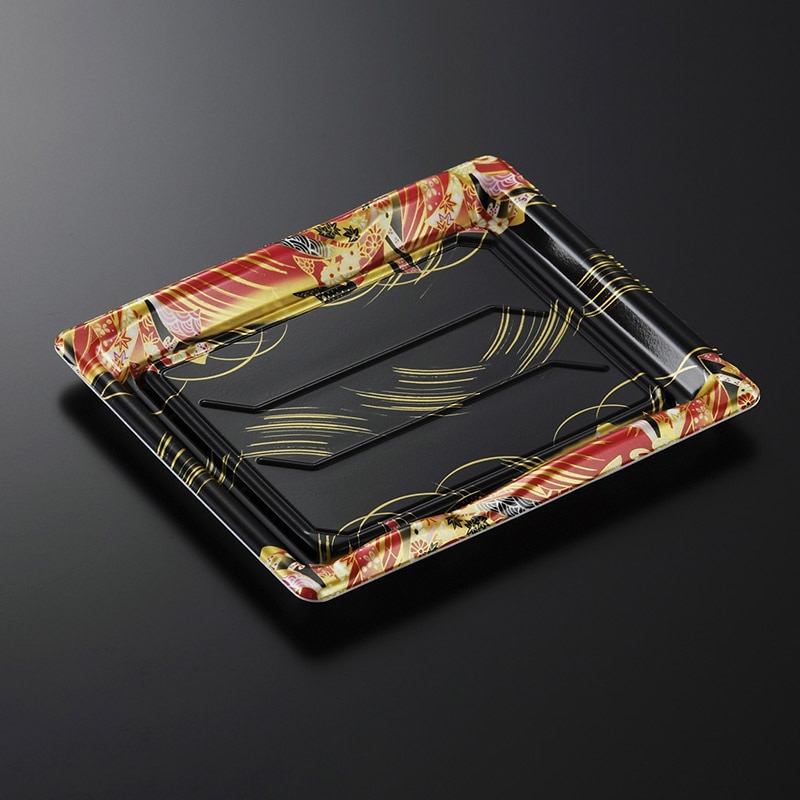 中央化学 寿司容器 豊味 本体 12-3 結DR 50枚/袋（ご注文単位18袋）【直送品】