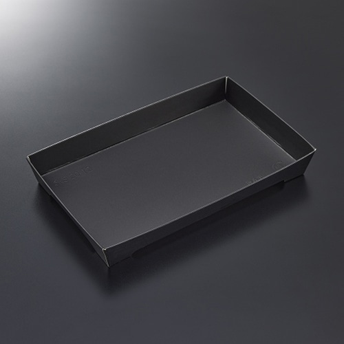 中央化学 紙製寿司容器　SKS　本体 20-12 黒 50枚/袋（ご注文単位8袋）【直送品】