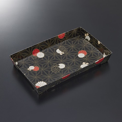 中央化学 紙製寿司容器　SKS　本体 20-12 新華紋 50枚/袋（ご注文単位8袋）【直送品】