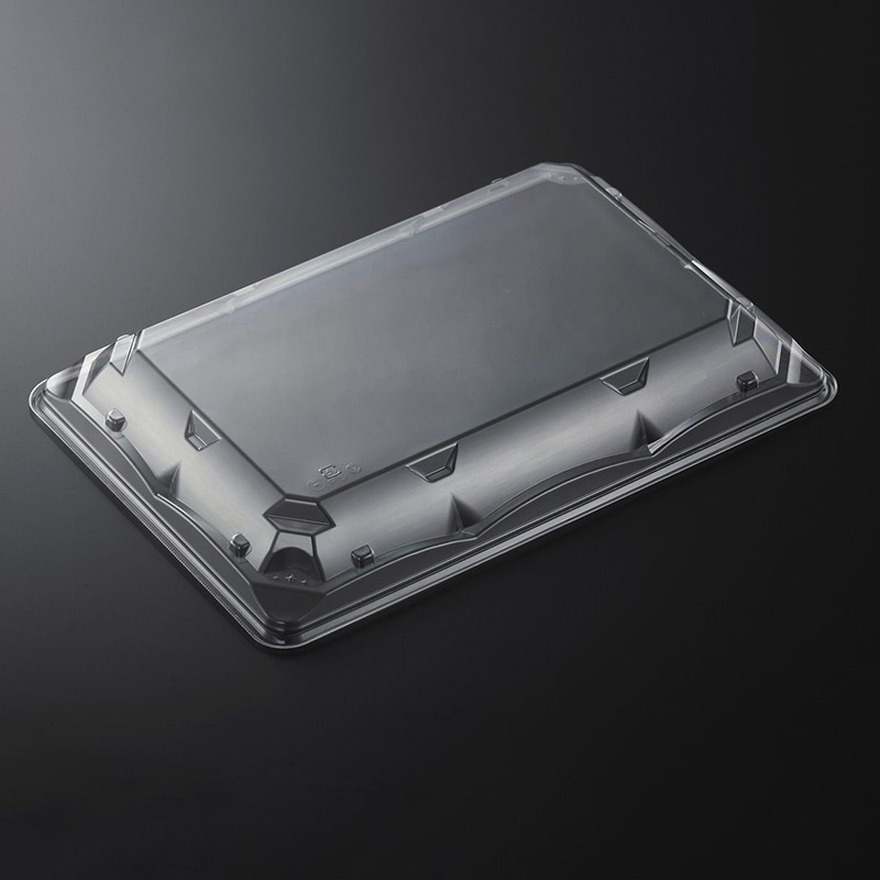 中央化学 寿司容器 波音 外嵌合蓋 24-3  25枚/袋（ご注文単位16袋）【直送品】