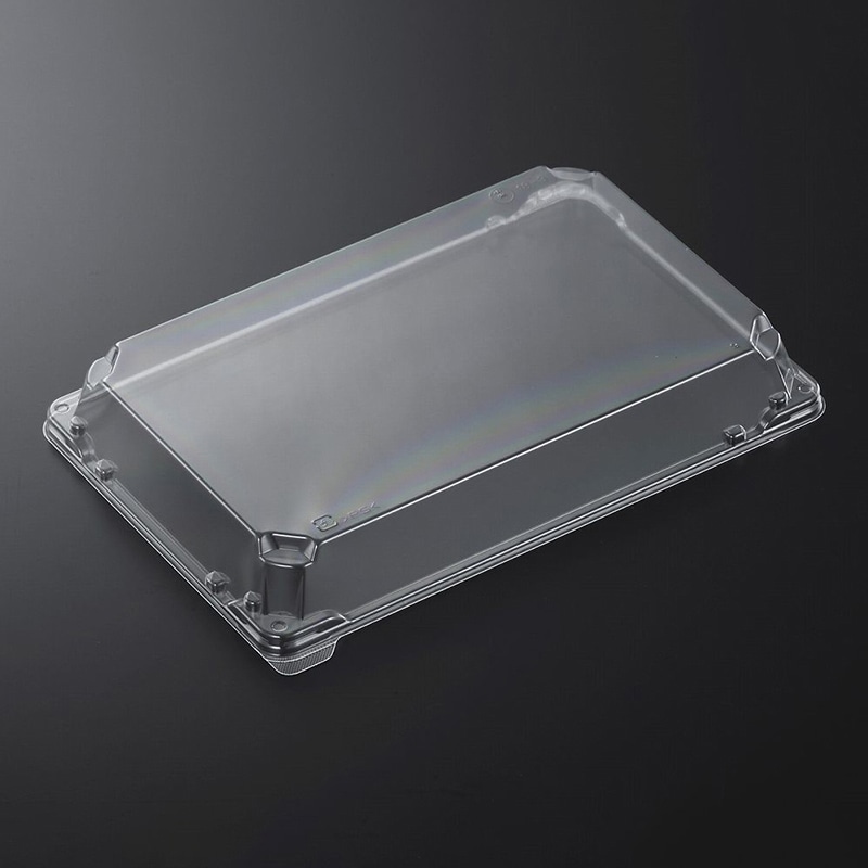 中央化学 寿司容器 HSはこ折り 側面外嵌合蓋 18-3  25枚/袋（ご注文単位12袋）【直送品】