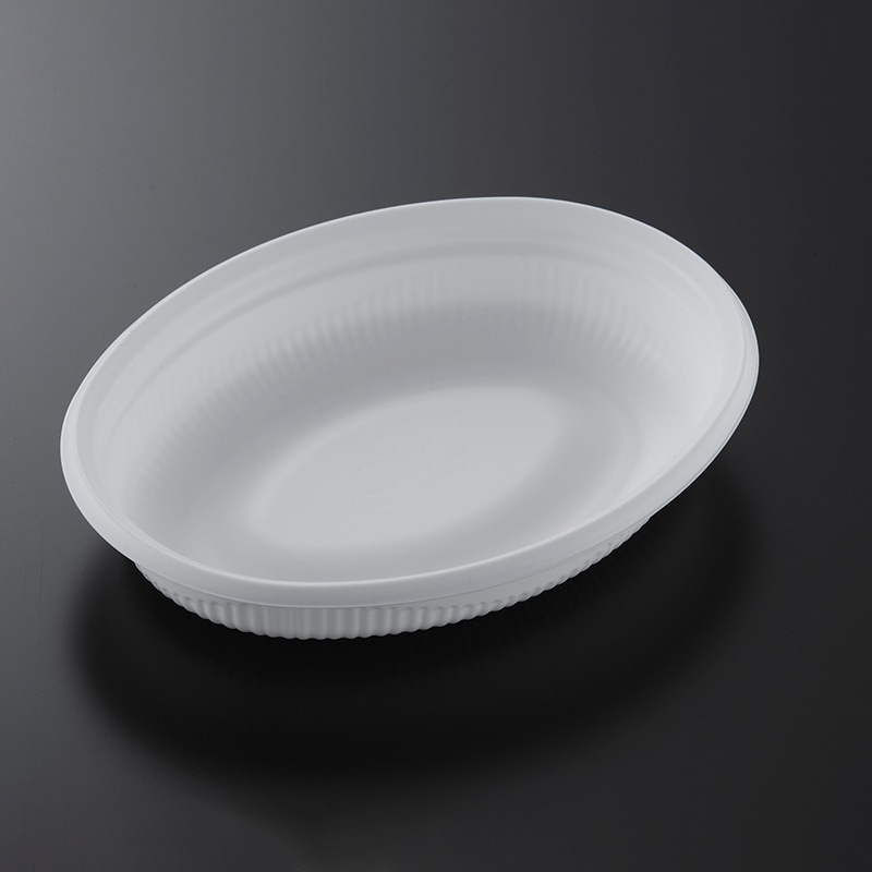 中央化学 軽食容器 SDビストロ 本体 M22-17 W 50枚/袋（ご注文単位9袋）【直送品】