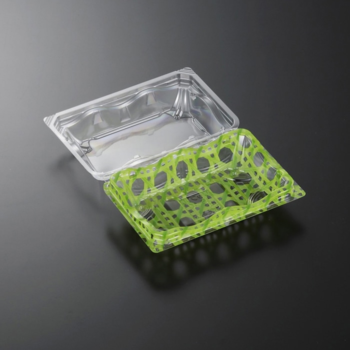 中央化学 嵌合フードパック リップル 15-10 ラタンGN 50枚/袋（ご注文単位24袋）【直送品】