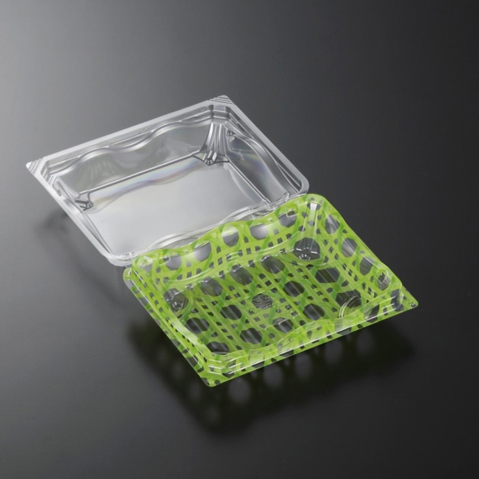 中央化学 嵌合フードパック リップル 15-12 ラタンGN 50枚/袋（ご注文単位24袋）【直送品】