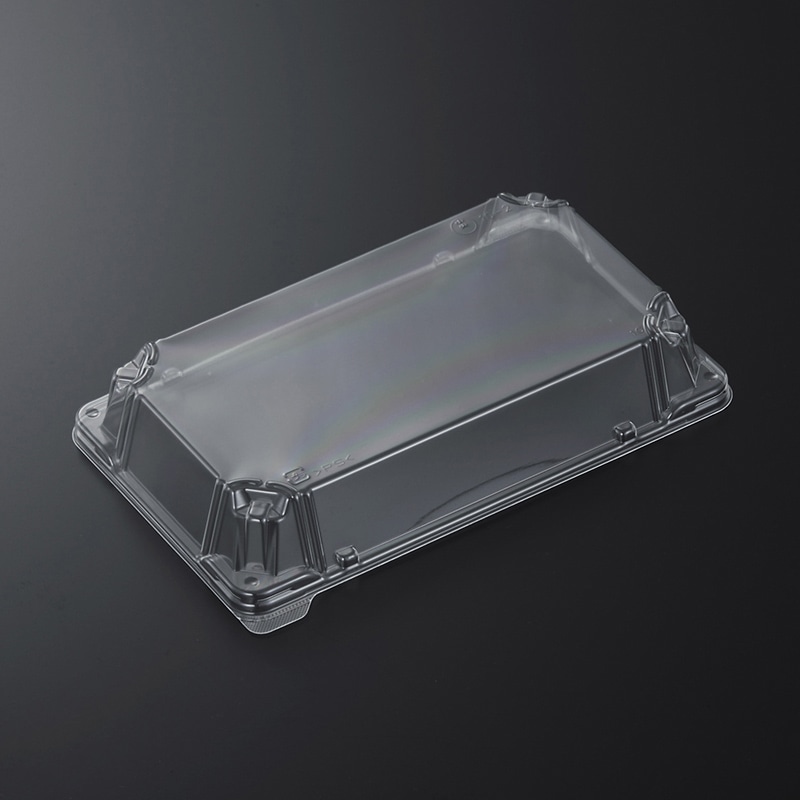 中央化学 寿司容器 HSはこ折り 側面外嵌合蓋 10-2 50枚/袋(ご注文単位12袋)【直送品】