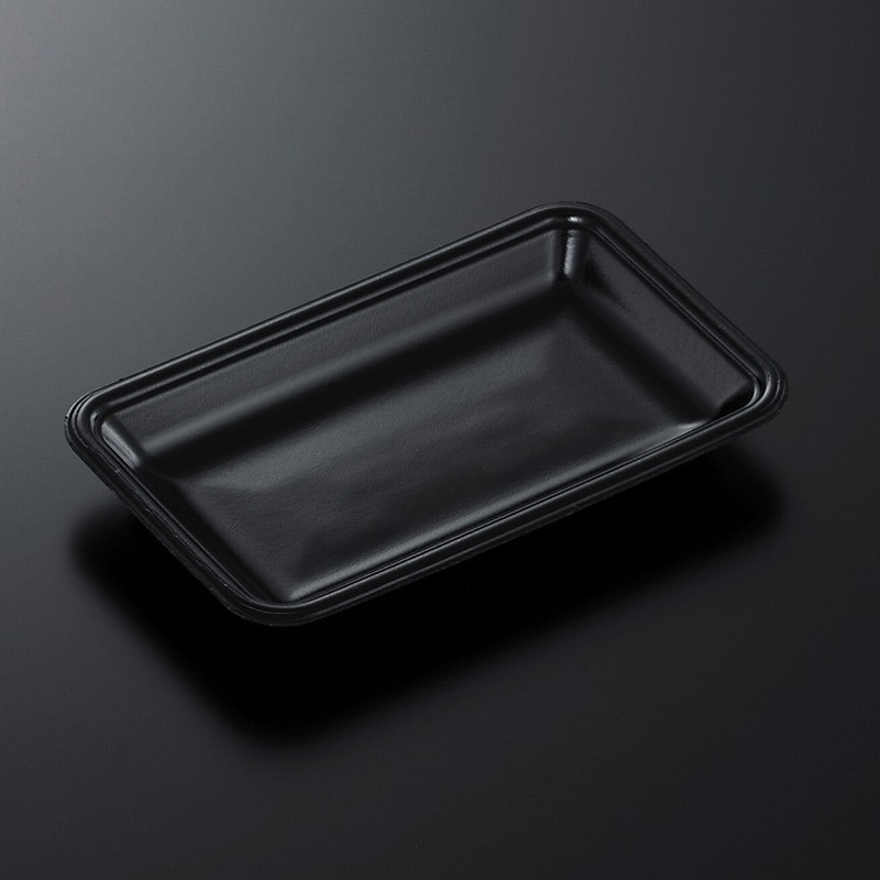 中央化学 発泡トレー容器 CNトレー 20-12E(L) 黒-BK 100枚/袋（ご注文単位24袋）【直送品】