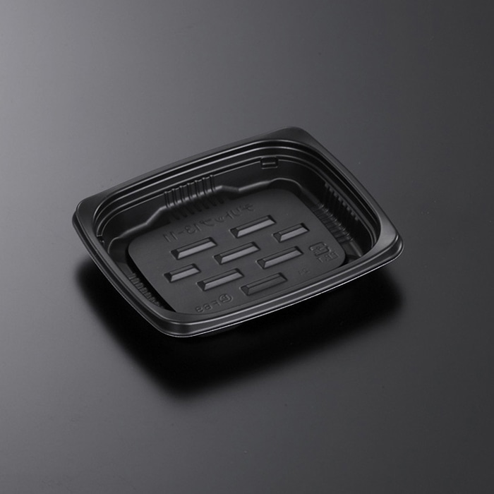 中央化学 惣菜容器 CTデリトップ 本体 13-11 BK 50枚/袋（ご注文単位40袋）【直送品】