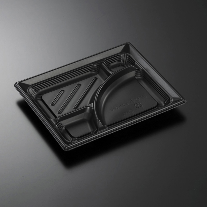 中央化学 弁当容器 CTみちる 本体 K24-20C BK 50枚/袋（ご注文単位12袋）【直送品】