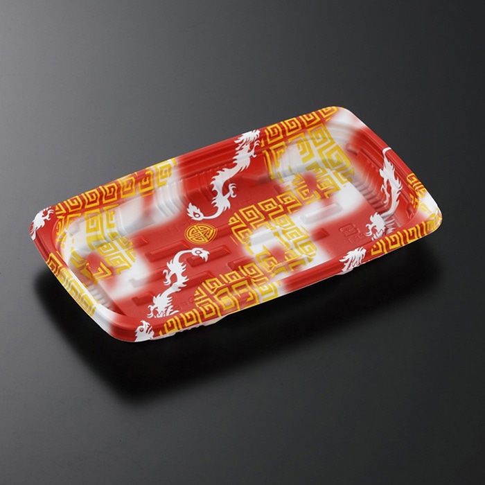 中央化学 惣菜容器 CTデリトップ 本体 18-11 炎竜R 50枚/袋（ご注文単位32袋）【直送品】