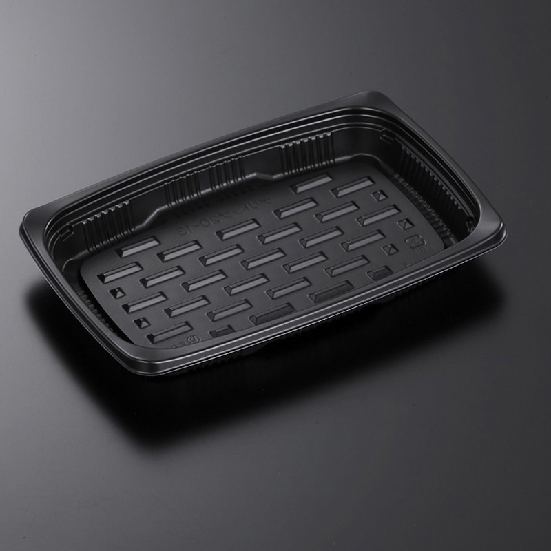 中央化学 惣菜容器 CTデリトップ 本体 20-13 BK 50枚/袋（ご注文単位20袋）【直送品】