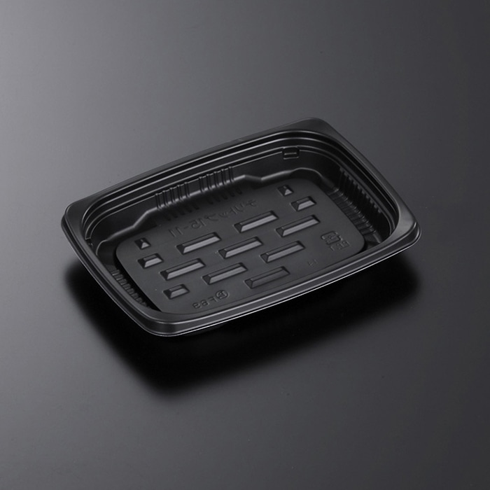 中央化学 惣菜容器 CTデリトップ 本体 15-11 BK 50枚/袋（ご注文単位36袋）【直送品】