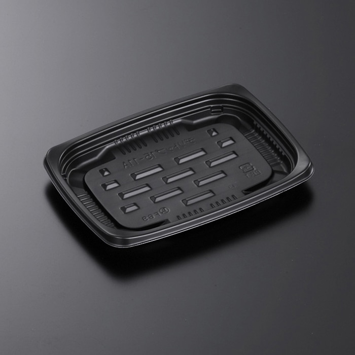 中央化学 惣菜容器 CTデリトップ 本体 15-11A BK 50枚/袋（ご注文単位36袋）【直送品】