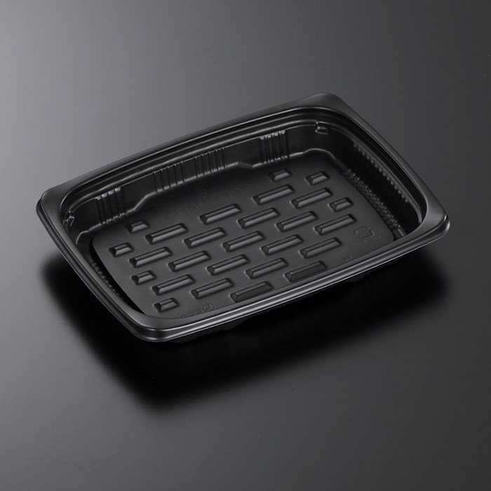 中央化学 惣菜容器 CTデリトップ 本体 18-13 BK 50枚/袋（ご注文単位24袋）【直送品】