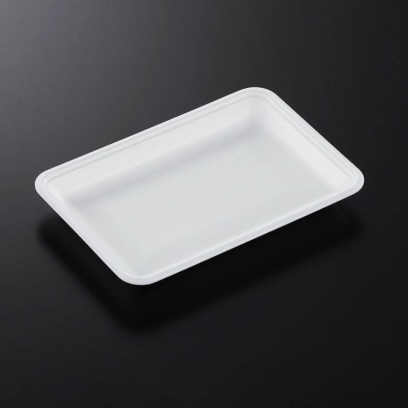 中央化学 発泡トレー容器 CNトレー 22-15E (L) 白 100枚/袋（ご注文単位16袋）【直送品】