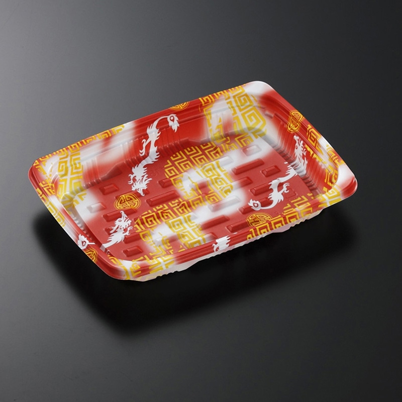 中央化学 惣菜容器 CTデリトップ 本体 18-13 炎竜R 50枚/袋（ご注文単位24袋）【直送品】