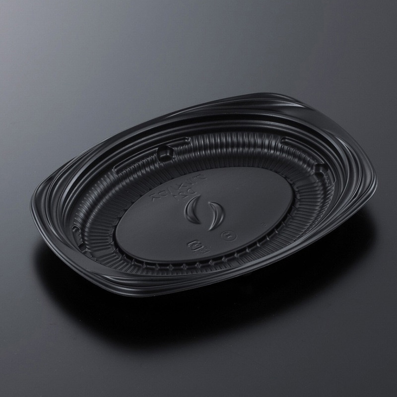 中央化学 軽食容器 CTグルメハウス 本体 D21 BK 50枚/袋(ご注文単位16袋)【直送品】