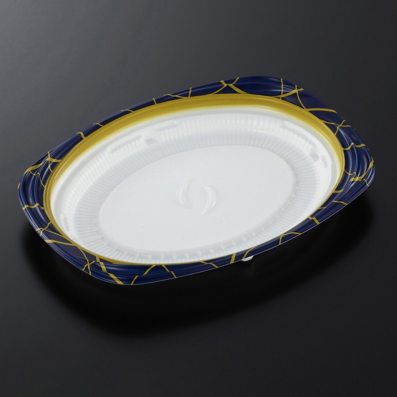 中央化学 軽食容器 CTグルメハウス 本体 D24 オペラDB 50枚/袋(ご注文単位12袋)【直送品】