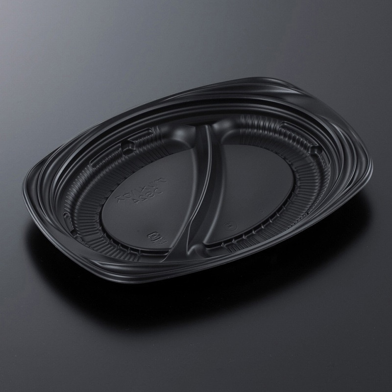 中央化学 軽食容器 CTグルメハウス 本体 DS24 BK 50枚/袋(ご注文単位12袋)【直送品】