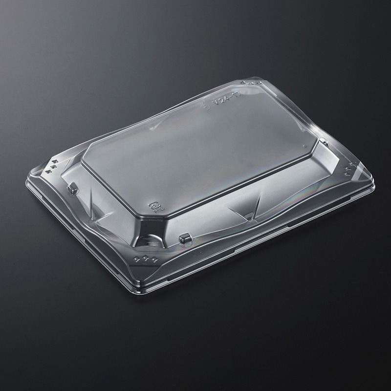 中央化学 弁当容器 CT波音V 外嵌合蓋 24-17 50枚/袋(ご注文単位12袋)【直送品】