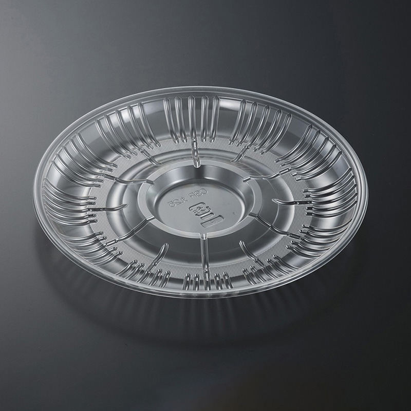 中央化学 汎用トレー C-APG CSRトレー 丸25 透明 50枚/袋(ご注文単位6袋)【直送品】