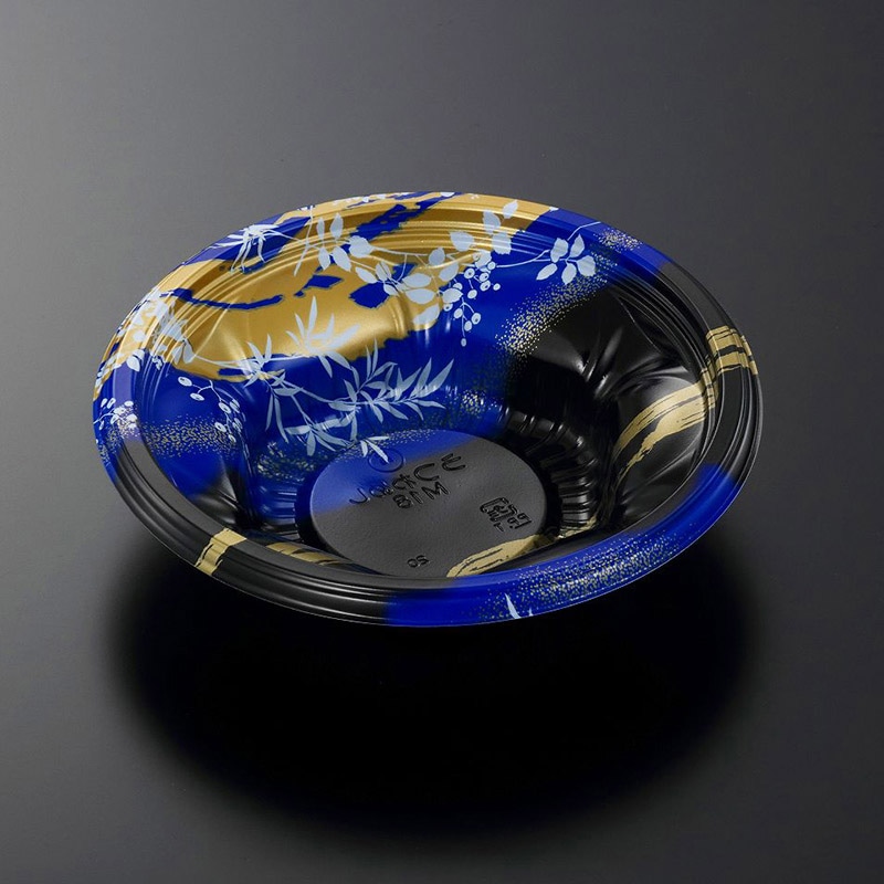 中央化学 丼容器 CTうつわめし 本体 M18 かのかB-BK 50枚/袋(ご注文単位12袋)【直送品】