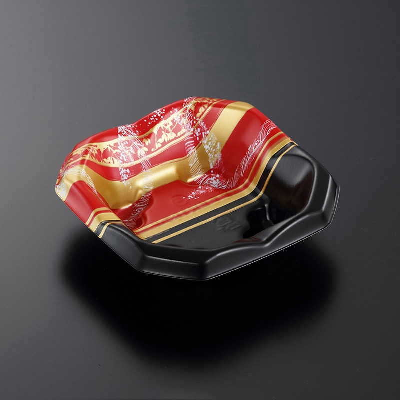 中央化学 丼容器 SD波音丼 本体 K16浅 弦R-BK 50枚/袋（ご注文単位24袋）【直送品】