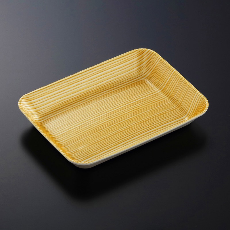 中央化学 発泡トレー容器 Cトレー C-43新 木目S内 50枚/袋（ご注文単位24袋）【直送品】