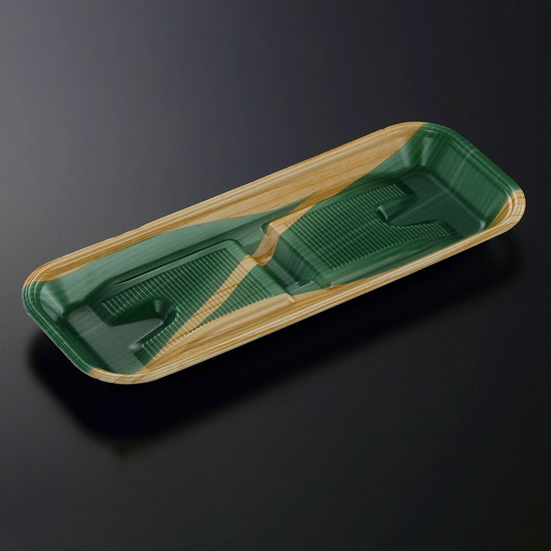 中央化学 鮮魚トレー 美浜 33-13 笹きじまY 100枚/袋（ご注文単位10袋）【直送品】