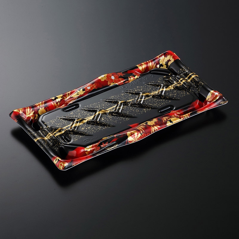 中央化学 寿司容器 剣 本体 12-2 一陣R 50枚/袋（ご注文単位16袋）【直送品】