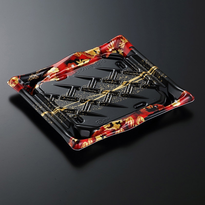 中央化学 寿司容器 剣 本体 12-3 一陣R 50枚/袋（ご注文単位12袋）【直送品】