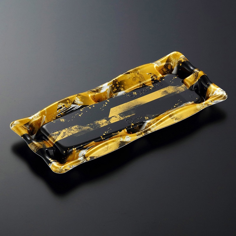 中央化学 寿司容器 かわら 本体 巻1本 金城BK 50枚/袋（ご注文単位20袋）【直送品】