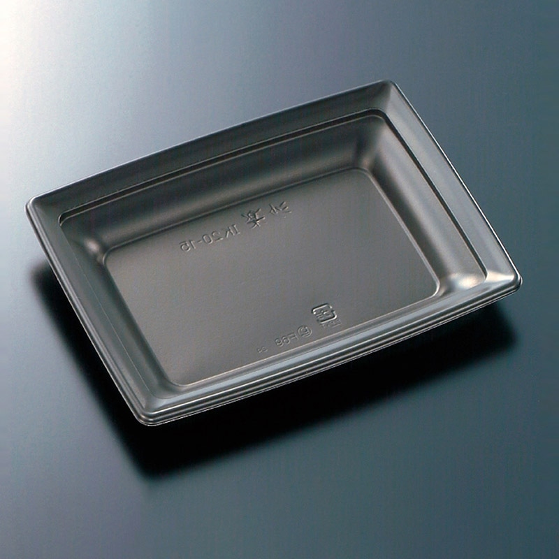 中央化学 惣菜容器 CT沙楽 本体 IK20-15 BK 50枚/袋（ご注文単位16袋）【直送品】