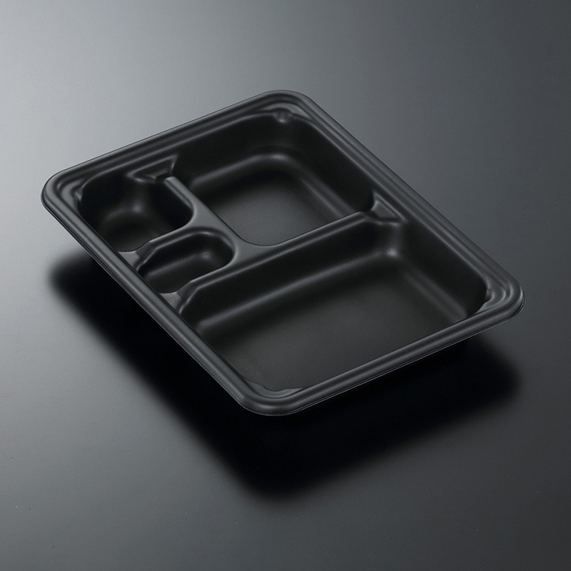 中央化学 弁当容器 SDエブリ 本体 23-17E2 BK 50枚/袋（ご注文単位18袋）【直送品】