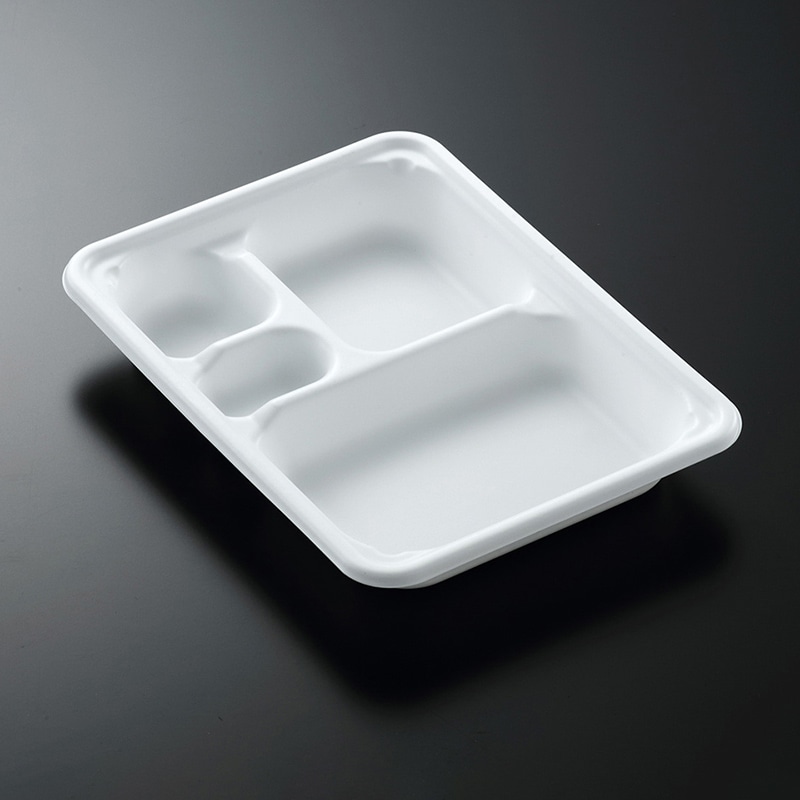 中央化学 弁当容器 SDエブリ 本体 23-17E2 W 50枚/袋（ご注文単位18袋）【直送品】