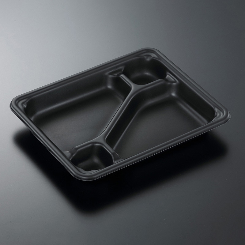 中央化学 弁当容器 SDエブリ 本体 24-20C BK 50枚/袋（ご注文単位12袋）【直送品】