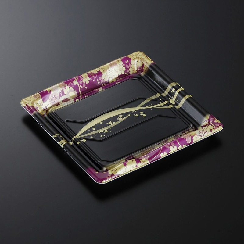 中央化学 寿司容器 豊味 本体 9-3 羽織V 50枚/袋（ご注文単位24袋）【直送品】