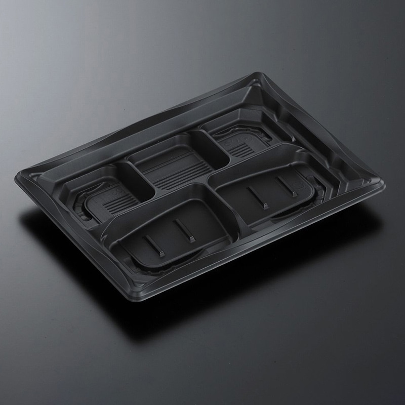 中央化学 弁当容器 CTいろは 本体 23-17I BK 50枚/袋（ご注文単位16袋）【直送品】