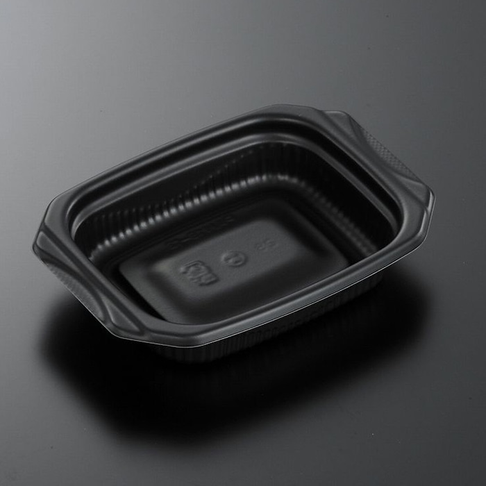 中央化学 惣菜容器 SDビストロPAN 本体 18-13 BK 50枚/袋(ご注文単位15袋)【直送品】