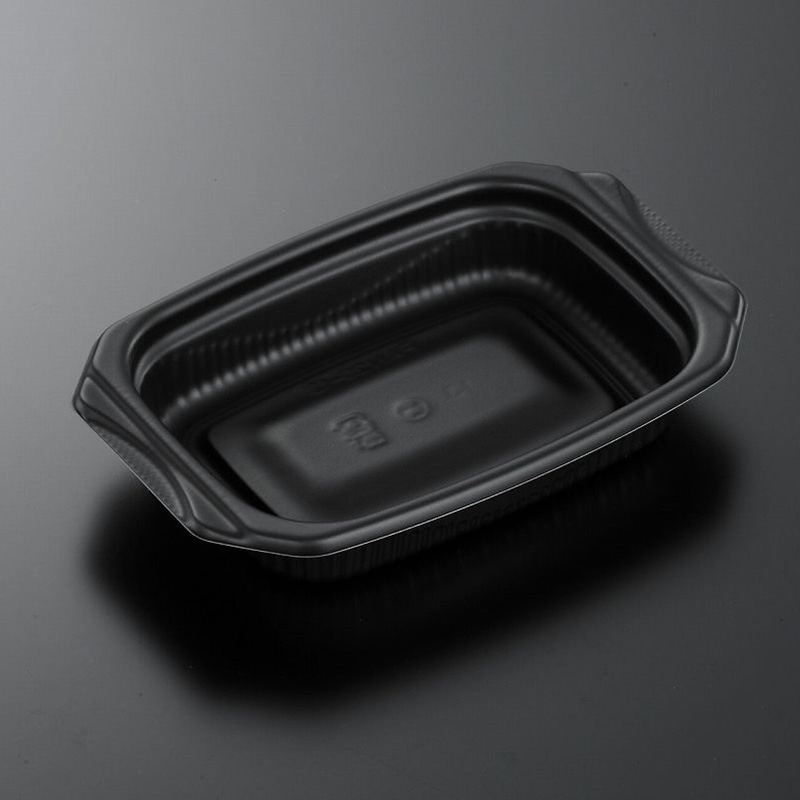 中央化学 惣菜容器 SDビストロPAN 本体 20-13 BK 50枚/袋(ご注文単位12袋)【直送品】