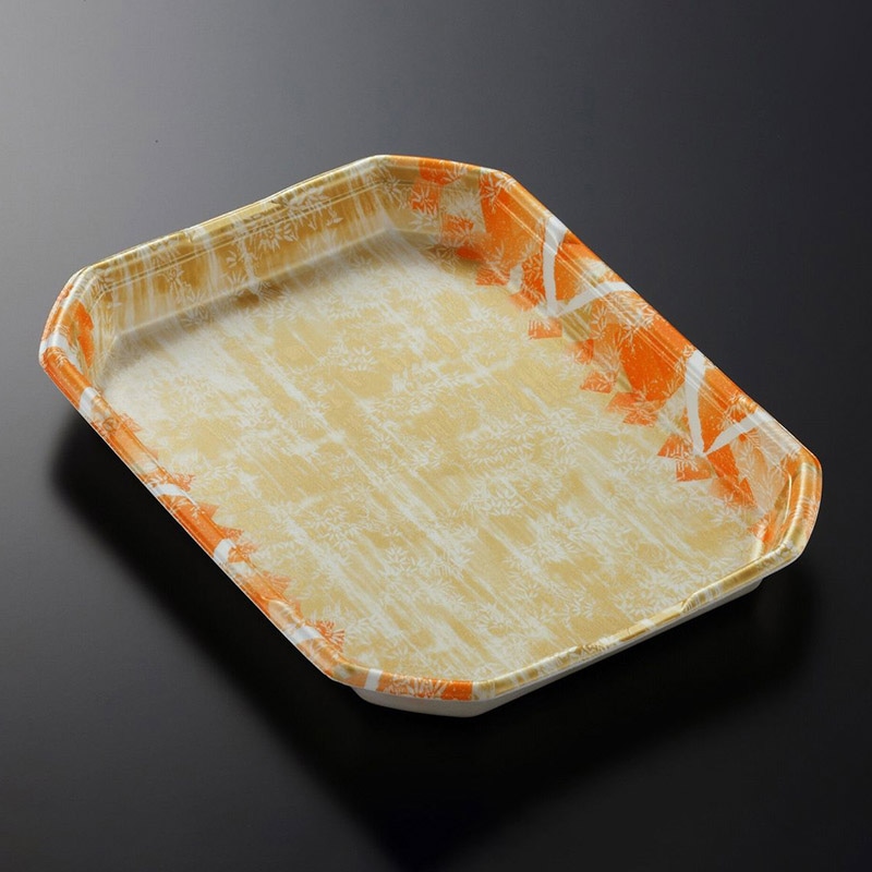 中央化学 汎用トレー CX 30-22A 四織OR 50枚/袋（ご注文単位6袋）【直送品】