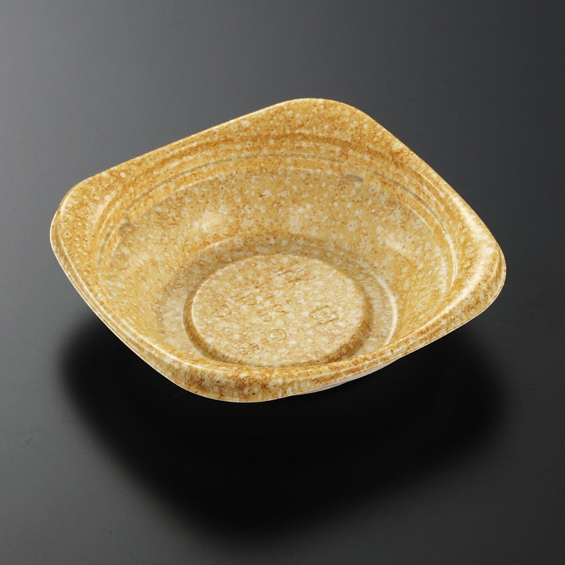 中央化学 惣菜容器 CT菜こまち 本体 125 陶磁OR 50枚/袋（ご注文単位24袋）【直送品】