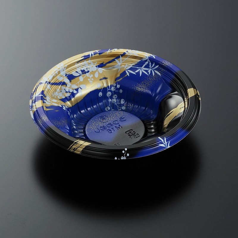 中央化学 丼容器 CTうつわめし 本体 M16 かのかB-BK 50枚/袋（ご注文単位16袋）【直送品】