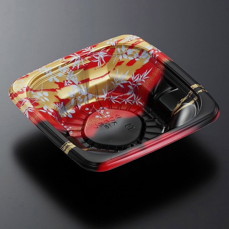 中央化学 丼容器 CTうつわめし 本体 K18 かのかR-BK 50枚/袋（ご注文単位12袋）【直送品】